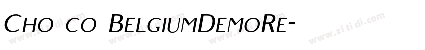Cho co BelgiumDemoRe字体转换